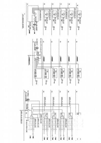 6层学生宿舍电气CAD施工图纸（三级负荷） - 4