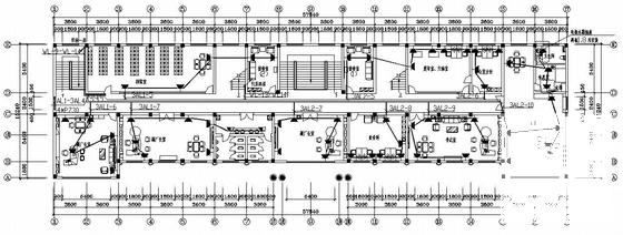 污水处理厂4层综合楼电气CAD施工图纸(建筑面积) - 2