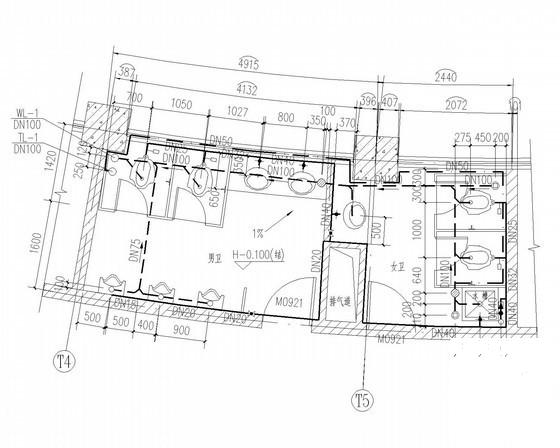 40层综合楼给排水CAD图纸 - 3
