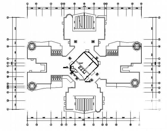 31层住宅楼电气CAD施工图纸（地下1层）(防雷接地系统) - 4