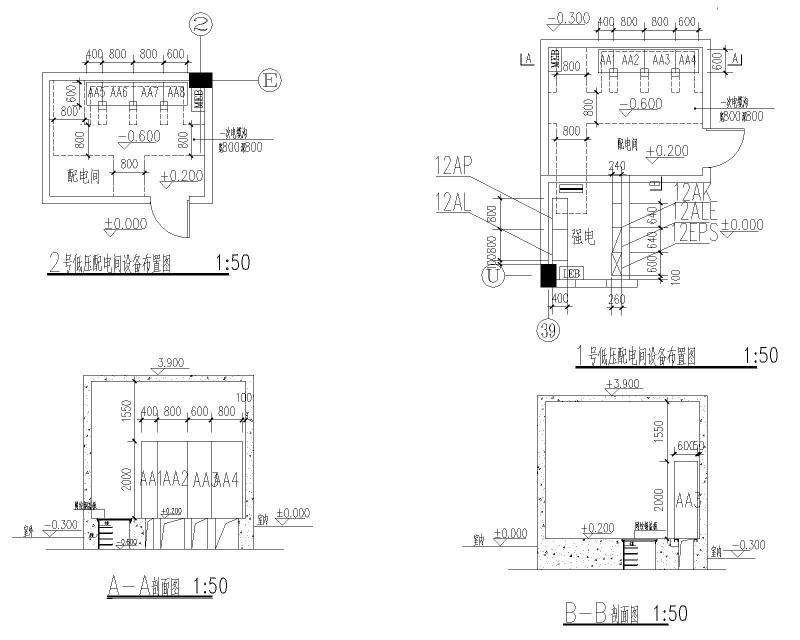 5层综合实验楼电气CAD施工图纸（照明、弱电平面及系统图纸等） - 1