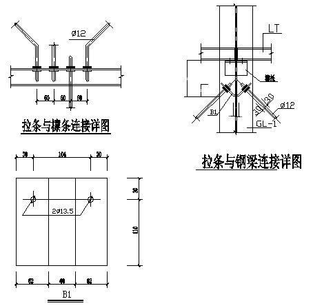 单层独立基础门式刚架厂房结构CAD施工图纸（结构最大跨度20米）(平面布置图) - 4