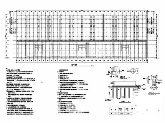 海安大型过滤池单体结构CAD施工图纸（预应力空心管桩复合地基） - 1