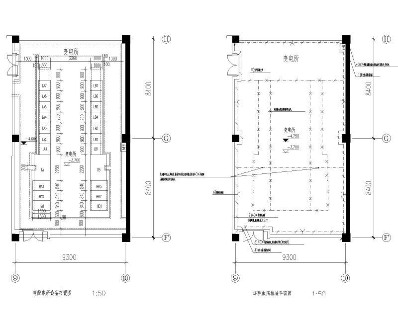 大学5层大楼电气CAD施工图纸 - 1