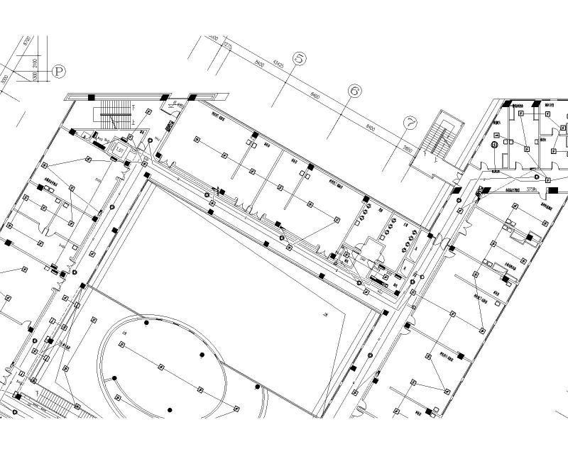 大学5层大楼电气CAD施工图纸 - 5