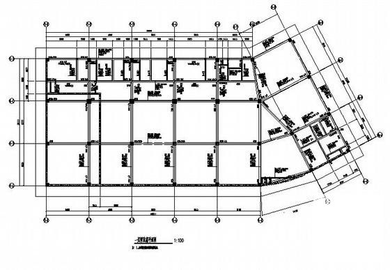 4层桁架基础体育馆结构设计CAD施工图纸（7度抗震） - 1