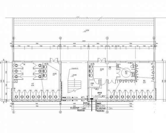 最新景区公共卫生间电气施工CAD图纸 - 2
