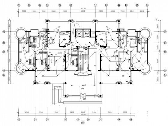 小区住宅楼电气施工图纸（3栋高层、地下室） - 2