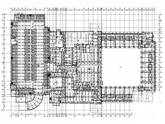 4层五星级会所酒店给排水CAD图纸（气体灭火大空间智能灭火）(冷却循环水系统) - 1