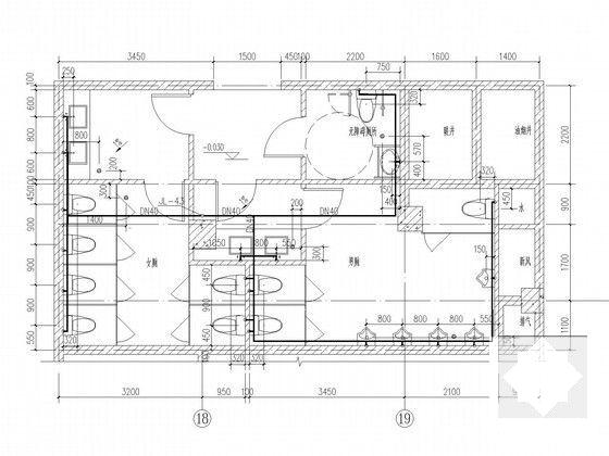 4层五星级会所酒店给排水CAD图纸（气体灭火大空间智能灭火）(冷却循环水系统) - 5