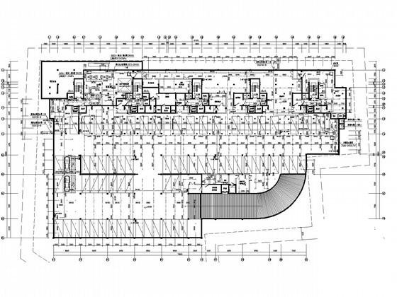 17层商业住宅楼建筑给排水CAD图纸（地下室） - 1