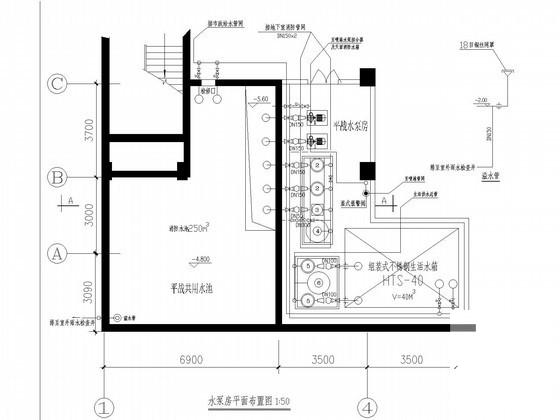 13层学生公寓楼给排水CAD图纸 - 3