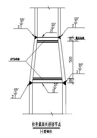 七度抗震高层钢框架厂房结构CAD施工图纸 - 1