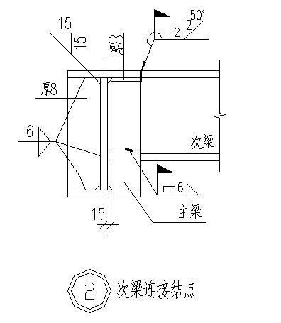 七度抗震高层钢框架厂房结构CAD施工图纸 - 2