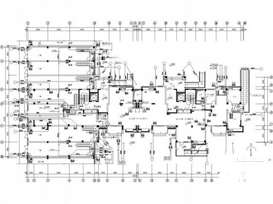 60万平23层低密度复合建筑群给排水CAD图纸（消防炮七氟丙烷） - 1