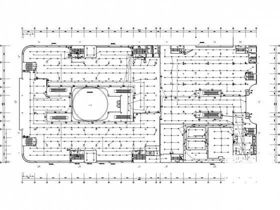 6万平国际购物中心商场层给排水CAD图纸(火灾自动报警) - 3