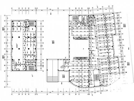 17层商业办公及公寓式综合型大厦给排水CAD图纸（大空间灭火） - 3