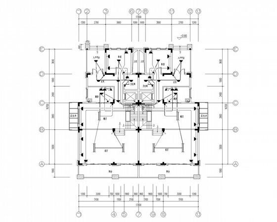 高档别墅单体户型电气CAD施工图纸（甲级院） - 1