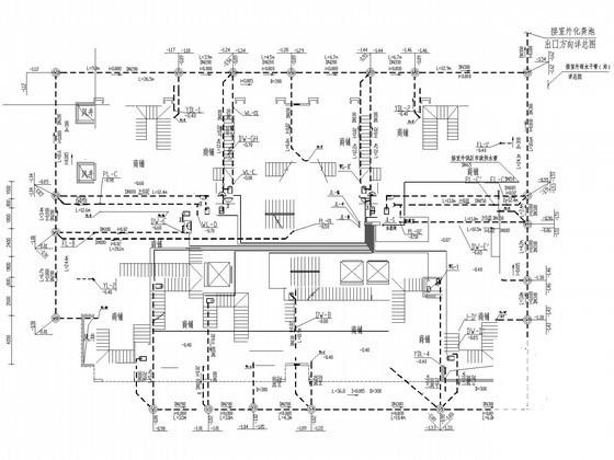 20层商业办公楼给排水CAD图纸（压力排水太阳能热水） - 2