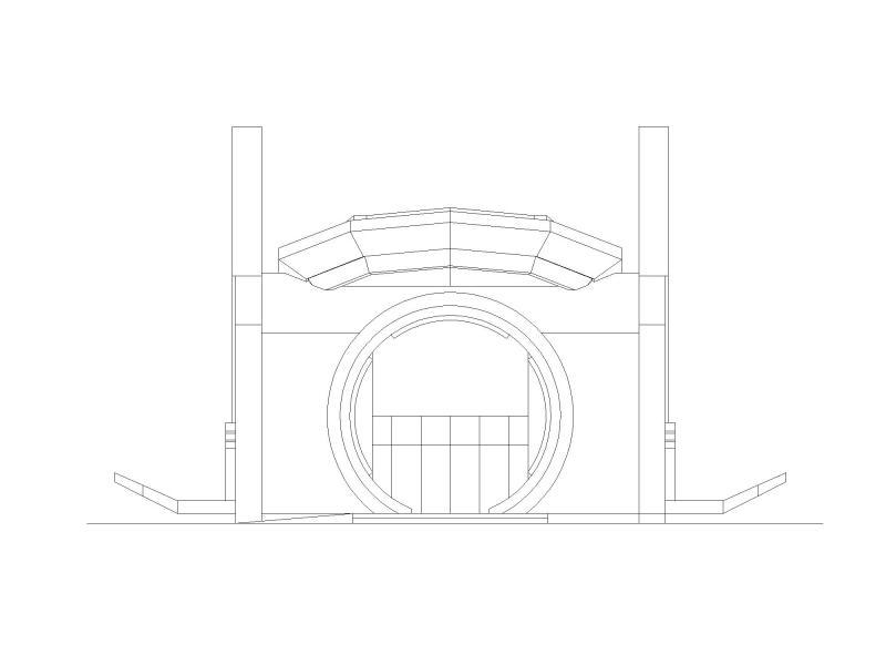 公共厕所立面