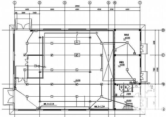 两层设备制造车间电气施工CAD图纸(二级负荷)(消防设计说明) - 3