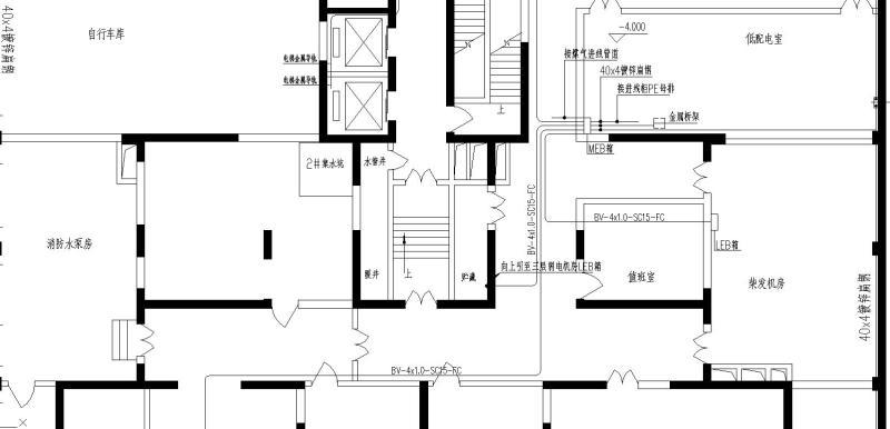 高层住宅楼电气施工CAD图纸 - 2