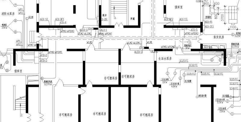 高层住宅楼电气施工CAD图纸 - 4