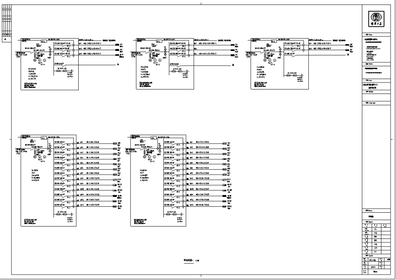 产业园项目公寓楼电气施工CAD图纸(火灾自动报警系统) - 2