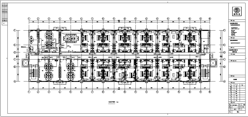 产业园项目公寓楼电气施工CAD图纸(火灾自动报警系统) - 4