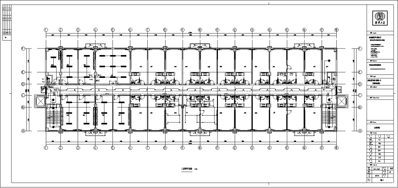 产业园项目公寓楼电气施工CAD图纸(火灾自动报警系统) - 5