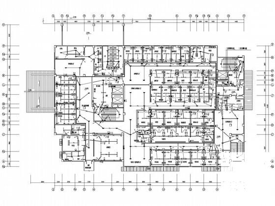 8层医院门诊住院综合楼电气CAD施工图纸(火灾自动报警) - 2