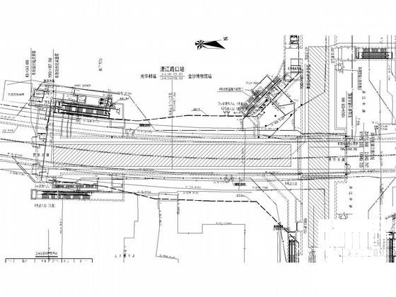 上万平地下3层岛式站台车站给排水CAD图纸（设计说明书） - 1