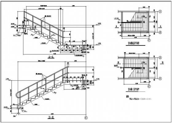 2层独立基础钢结构厂房结构cad施工图及平面布置图 - 4