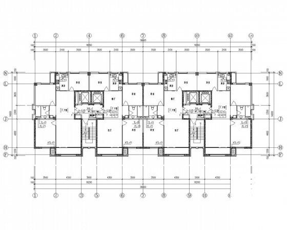 二类高层住宅楼建筑给排水CAD图纸 - 2