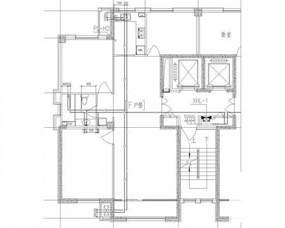 二类高层住宅楼建筑给排水CAD图纸 - 3