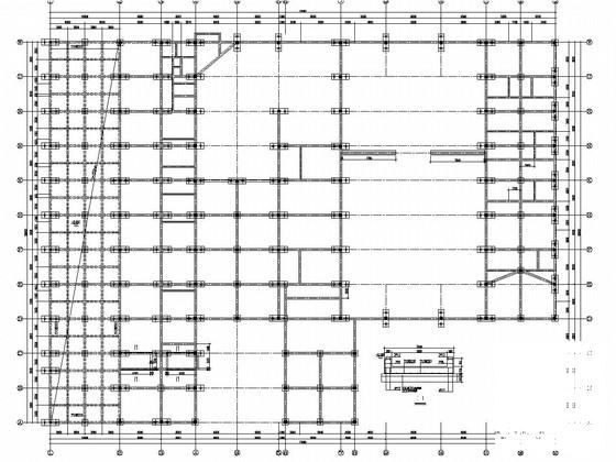两层桩基础框架结构展厅结构CAD施工图纸（6度抗震） - 3