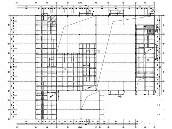 两层桩基础框架结构展厅结构CAD施工图纸（6度抗震） - 4
