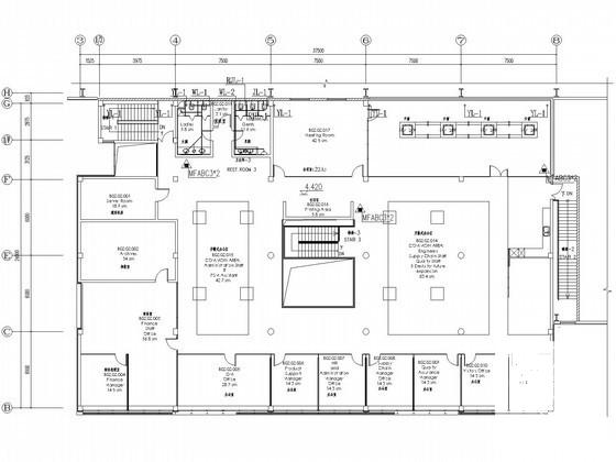 厂房及办公用房给排水CAD图纸（太阳能热水） - 1