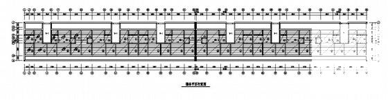 5层条形基础砖混住宅楼结构CAD施工图纸(平面布置图) - 3