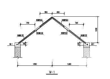5层条形基础砖混住宅楼结构CAD施工图纸(平面布置图) - 4