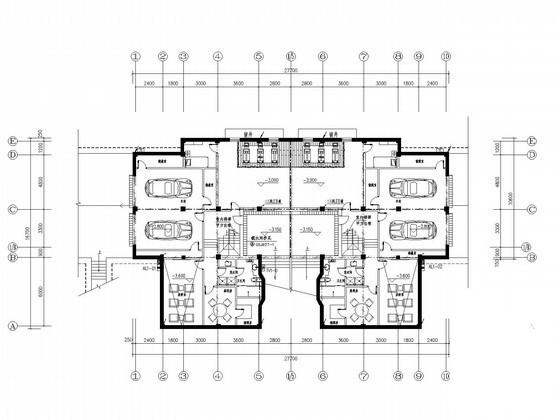 6层大型体育公园会所电气施工图纸（90万平，暖通、给排水CAD图纸） - 1