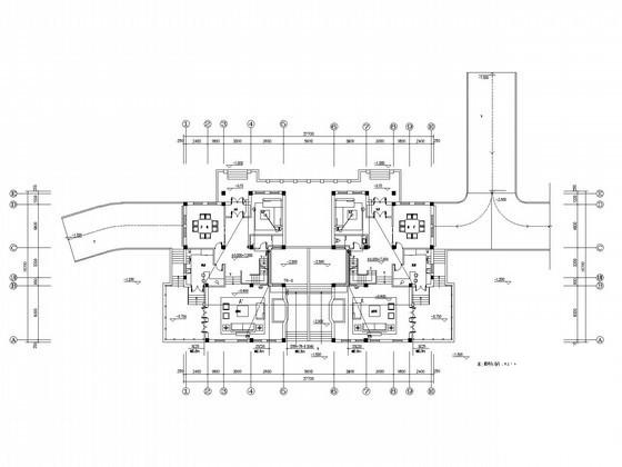 6层大型体育公园会所电气施工图纸（90万平，暖通、给排水CAD图纸） - 2