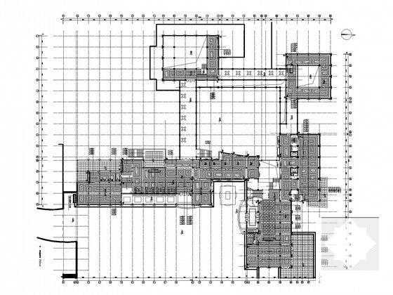 6层大型体育公园会所电气施工图纸（90万平，暖通、给排水CAD图纸） - 4