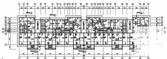 7层条形基础砖混结构住宅楼结构设计CAD施工图纸（6度抗震） - 3