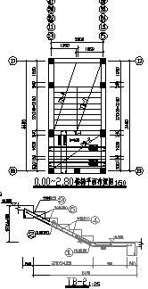 5层条形基础砌体结构住宅楼结构CAD施工图纸(平面布置图) - 3