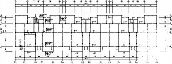 5层条形基础砖混结构住宅楼结构CAD施工图纸（6度抗震）(梁平法配筋图) - 2