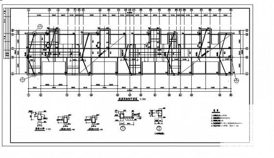 6层砖混结构住宅楼结构设计CAD施工图纸（6度抗震） - 3