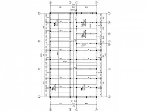 4层条形基础砖混办公楼结构CAD施工图纸（8度抗震） - 2