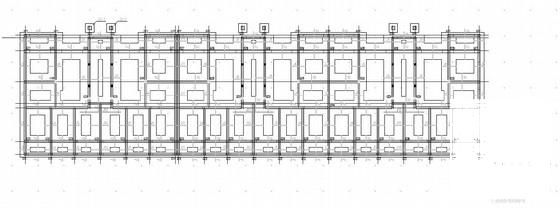 6层条形基础砌体结构住宅楼结构CAD施工图纸（3栋） - 3