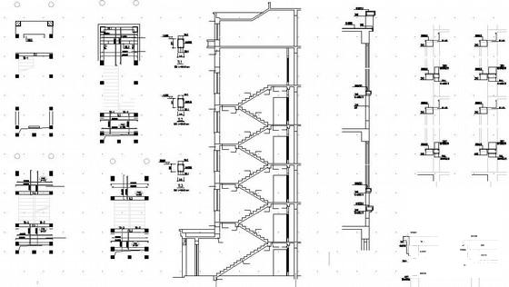 6层条形基础砌体结构住宅楼结构CAD施工图纸（3栋） - 4